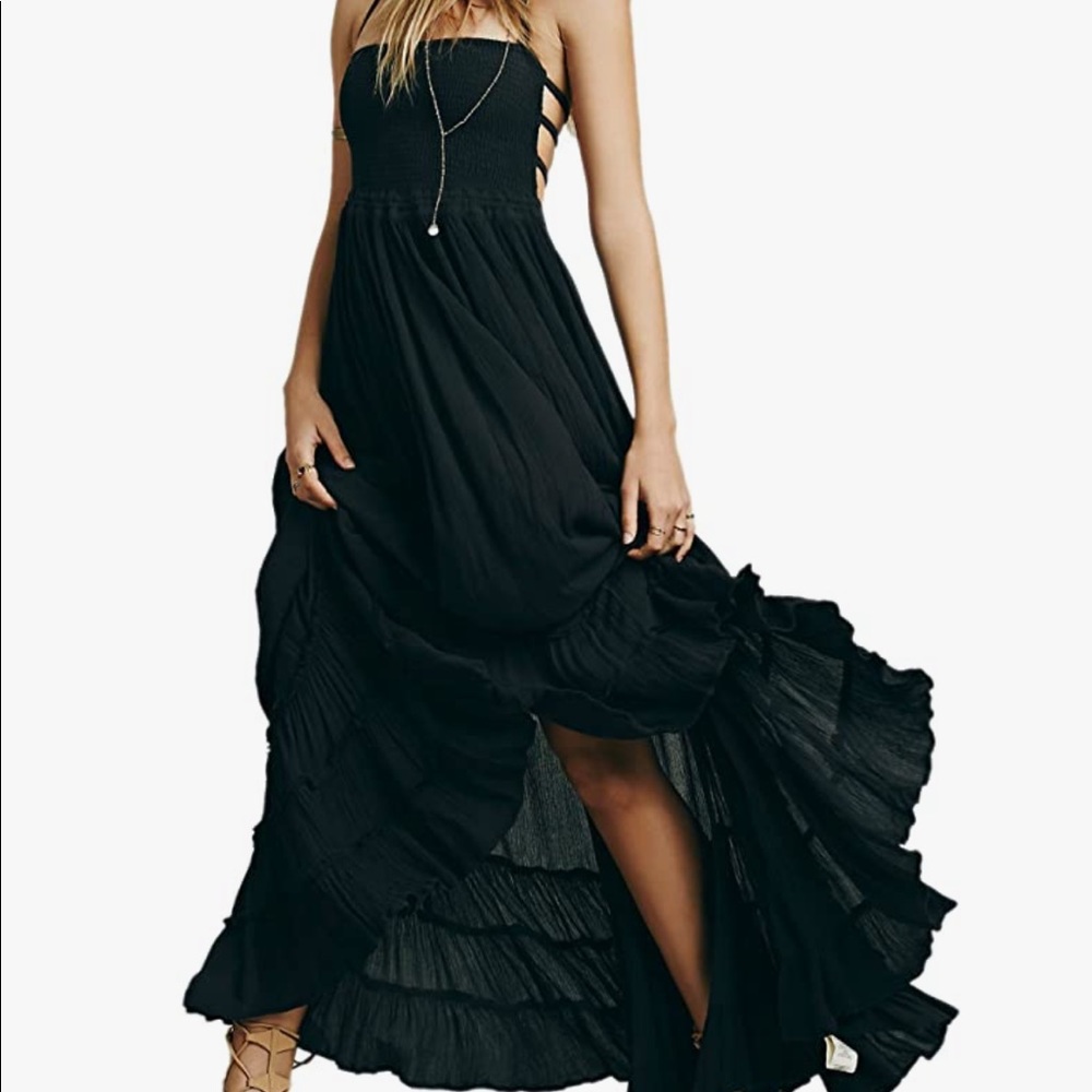 Black Flowy Dress